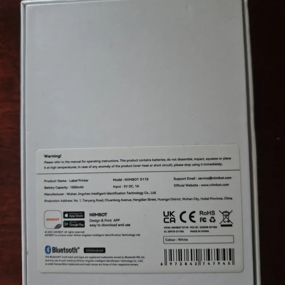 NIIMBOT d110 portable